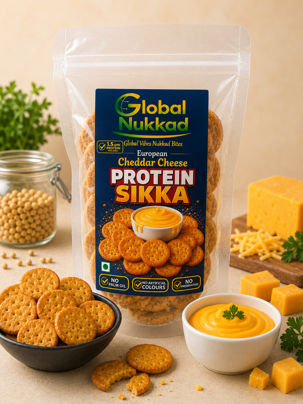 Protein Sikka Cheddar Cheese