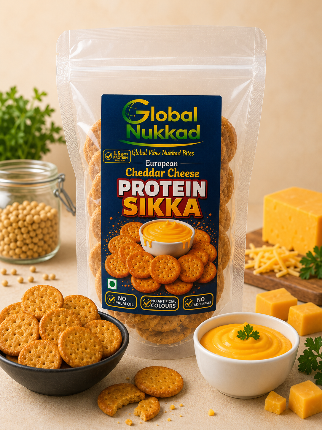 Protein Sikka Cheddar Cheese